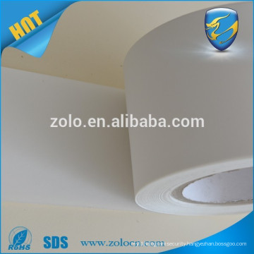 Blank Printed vinyl roll/Super strong adhesive eggshell sticker roll material/destructive vinyl eggshell roll material